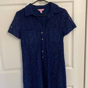 Lilly Pulitzer navy dress